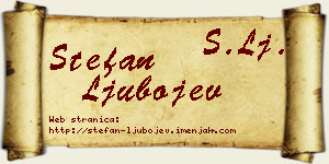 Stefan Ljubojev vizit kartica